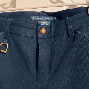 Ralph Lauren Blue/Suede Pants